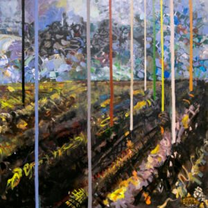 Adamska_Grazyna_Assemblage_acrylic on wooden panel_ 23 x 23 inches_ $1650 - Grazyna Adamska-Jarecka