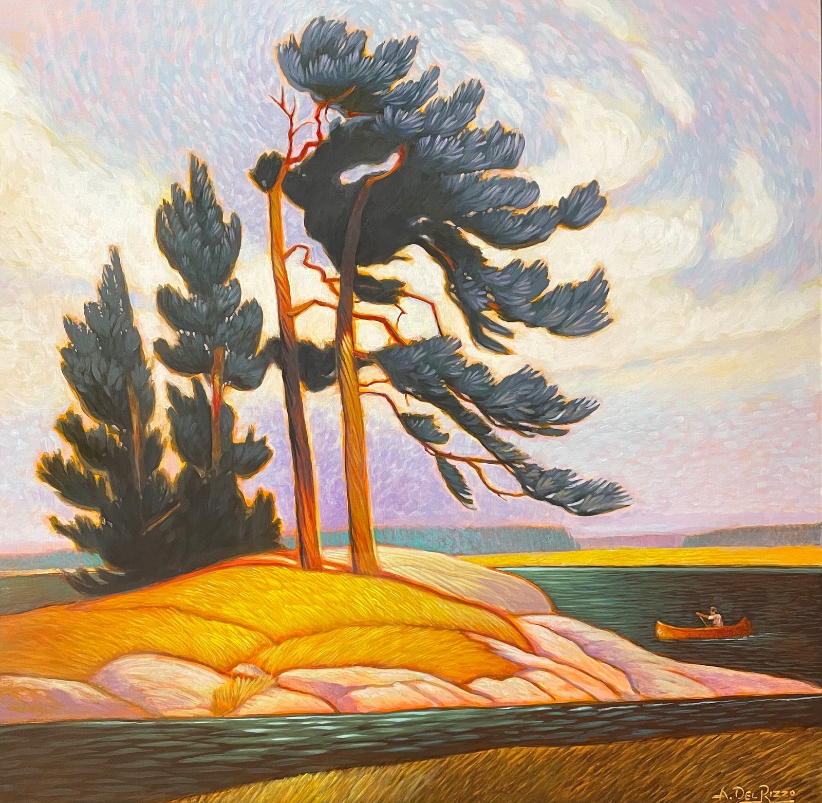 DelRizzo_Anthony_Treasure-Island_Acrylic_24x24_$750 - Anthony Delrizzo