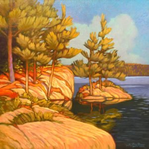Delrizzo_Anthony_StrikingGold_Acrylic_24x24_$750 - Anthony Delrizzo