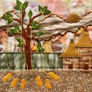 Lancaster_Sabrina_PeanutTree_FibreArt_10x10_275.jpg - Sabrina Lancaster