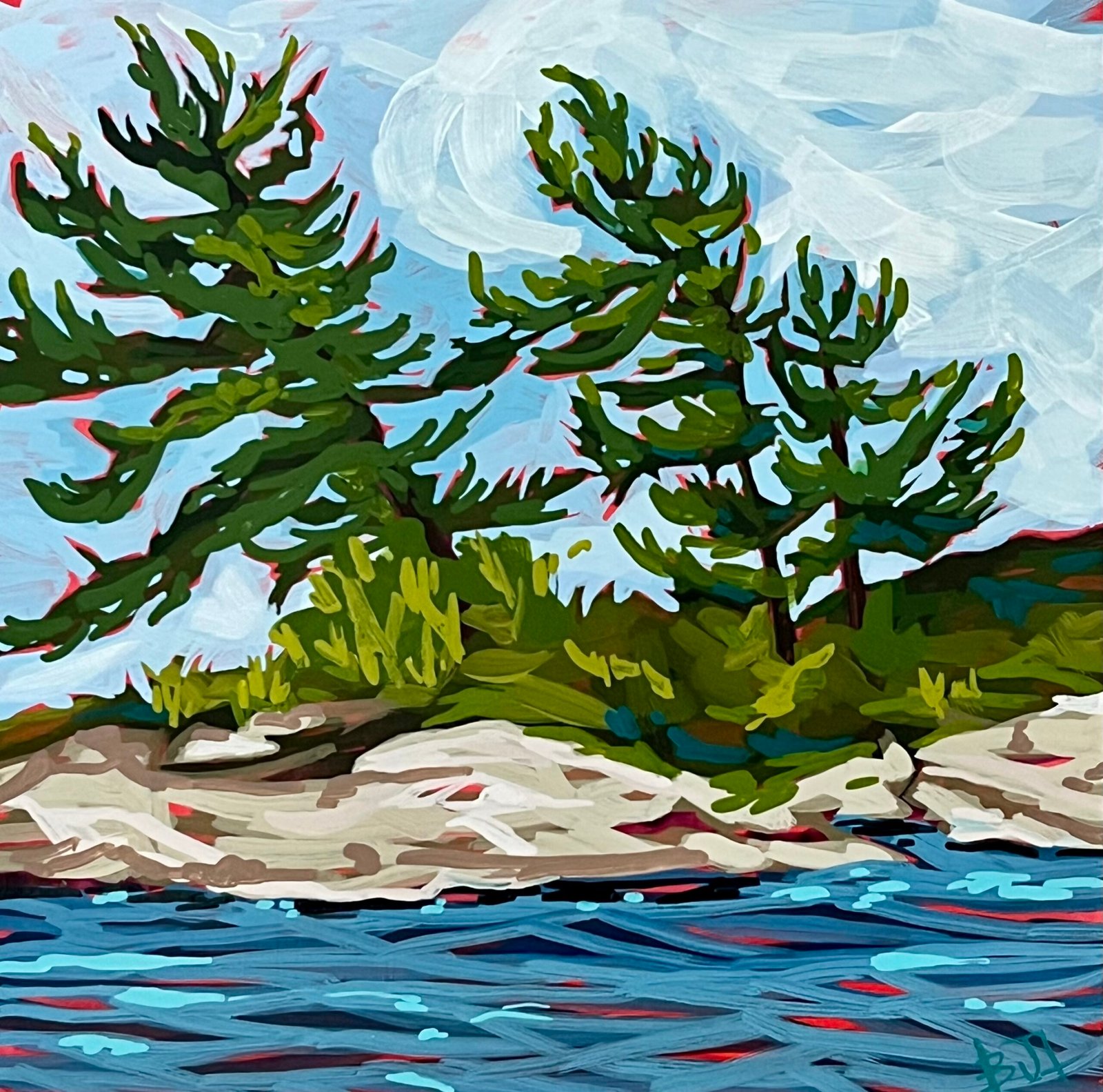 Lovell_Barbara-Jean_LeanIn_Acrylic_12x12_250 - Barbara-Jean Lovell