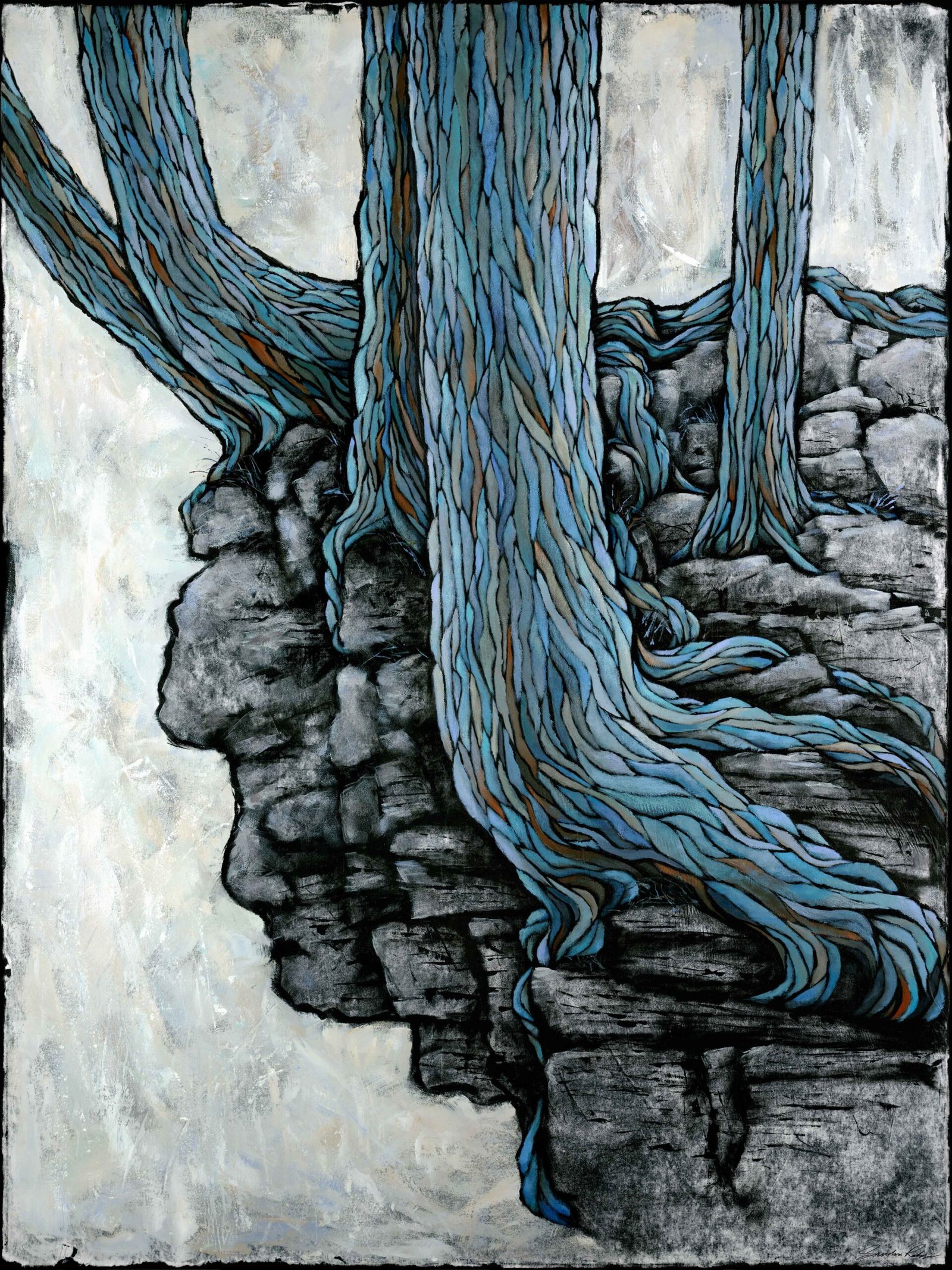 Robson_Sandra_FacingNorth_Acrylic_36x48_2500 - Sandra Robson